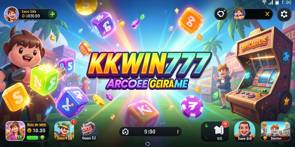 Tampilan gameplay seru dari KKWIN777 yang membawa keseruan arcade.