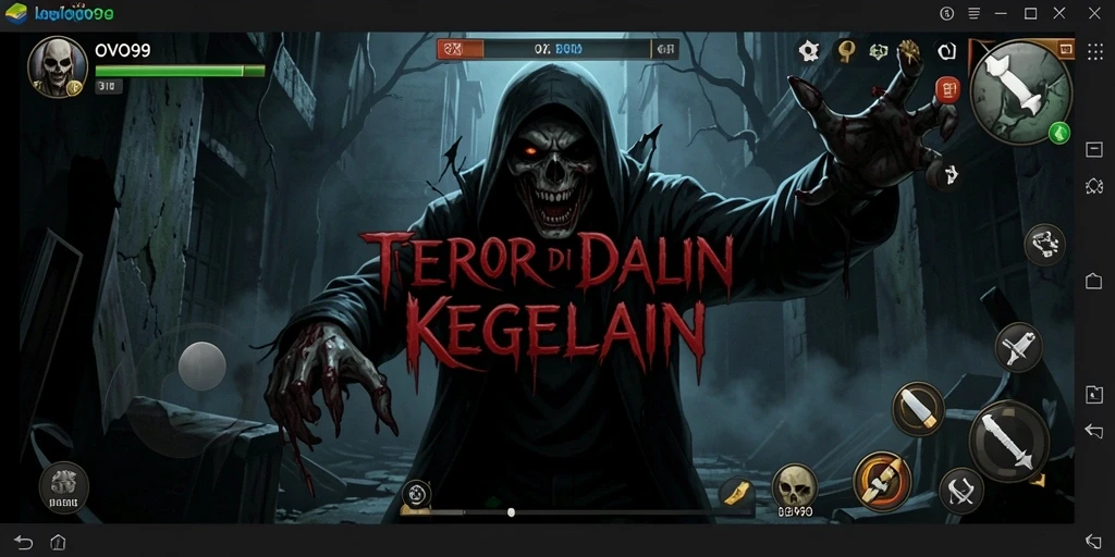 Gameplay Horror mendebarkan dalam OVO99 yang membuat pemain terjaga.