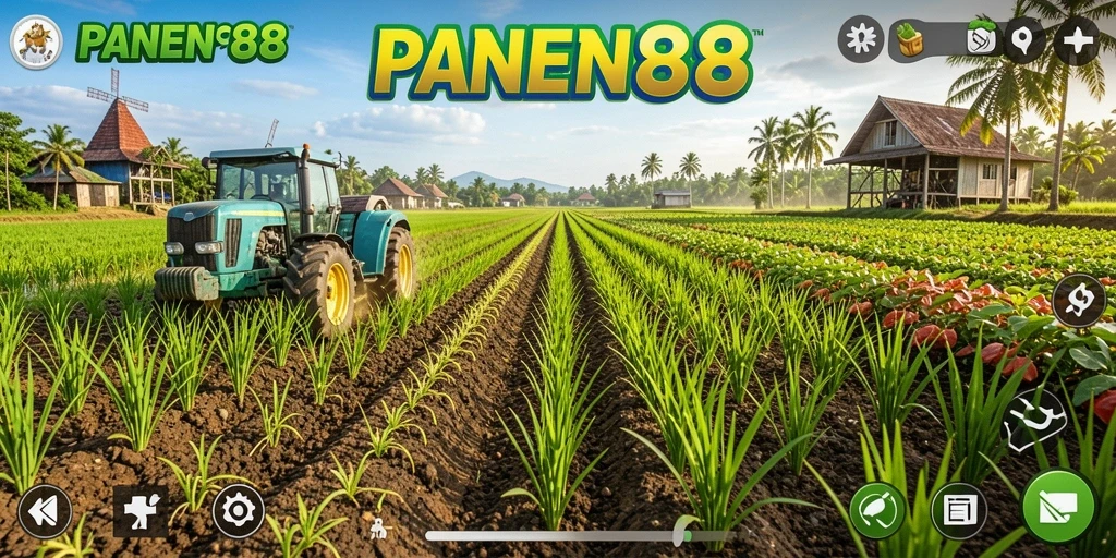 Gameplay menarik dari PANEN88 dengan pertanian yang strategis.